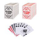 Waterproof Plastic Playing Cards, Jumbo Index Poker Size, Washable Cards (Black & Red)
