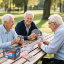 Waterproof Plastic Playing Cards, Jumbo Index Poker Size, Washable Cards (Black & Red)