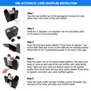 6-Decks Blue Canasta Cards with Automatic Card Shuffler, Revolving Card Holder, Sheet Score Pads