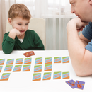 6-in-1 Card Game Set. Includes Go Fish, Old Maid, Crazy 8's, Memory Match, Slap Jack, Matching