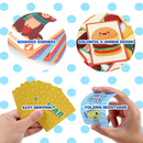 6-in-1 Card Game Set. Includes Go Fish, Old Maid, Crazy 8's, Memory Match, Slap Jack, War