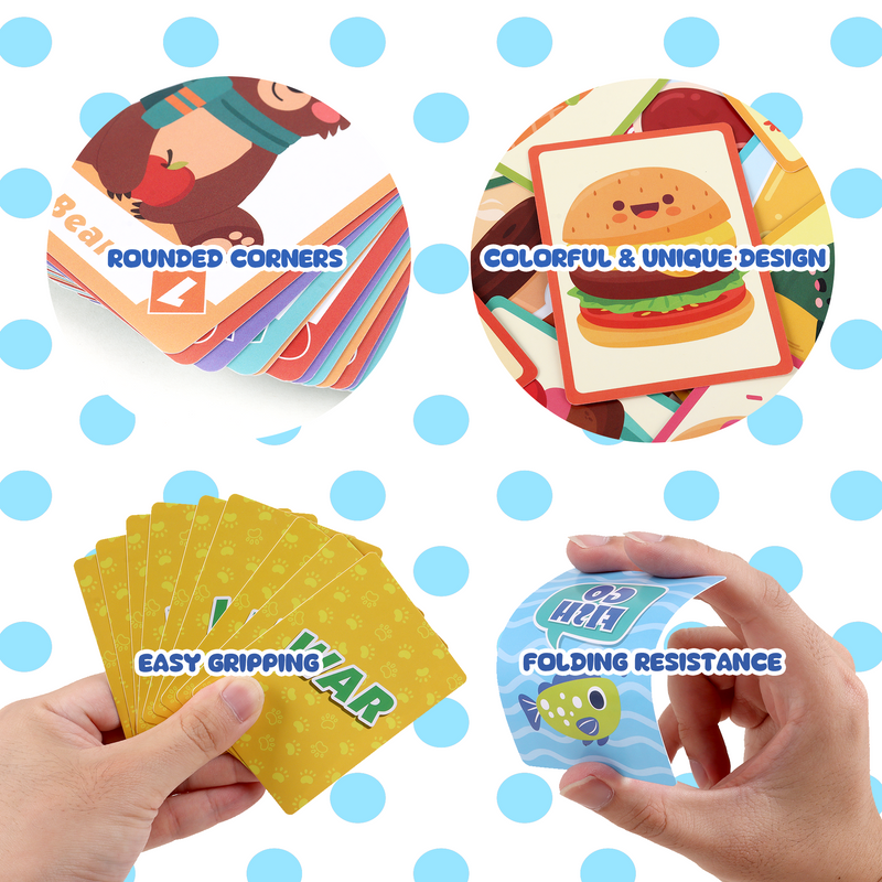 6 in 1 Playing Cards Games, Go Fish, Old Maid, Crazy 8's, Memory Match, Slap Jack, War for kids