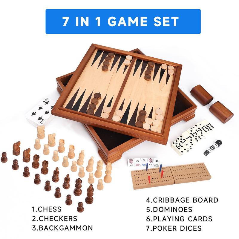 GSE Games & Sports Expert 15 Large 2-in-1 Chess and Checkers