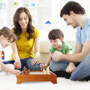 Deluxe 7-in-1 Board Game Set - Chess/Checker/Backgammon/Dominoes/Cribbage Board/Playing Card/Poker Dice