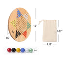 15" Jumbo Wooden Chinese Checker Board Game