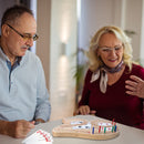 3-Track Classic Wooden 29 Cribbage Board Game with Plastic Pegs