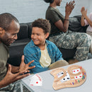 3-Track Classic Wooden 29 Cribbage Board Game with Plastic Pegs