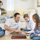 3-Track Wooden Cribbage Board Game with Playing Cards, Metal Pegs and Drawer