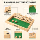 9 Numbers Shut The Box Board Game, Pub Board Dice Game
