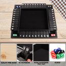 4-Player 10 Numbers Wooden Shut The Box Dice Board Game - Black