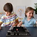 4-Player 10 Numbers Wooden Shut The Box Dice Board Game - Black