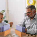 6" Wooden Playing Card Holder Tray Card Rack Organizer Set