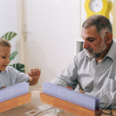 14" Wooden Playing Card Holder Tray Card Rack Organizer Set