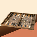 21" Star Style Wooden Inlay Backgammon Board Game Set