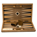17" Star Style Wooden Inlay Backgammon Board Game Set