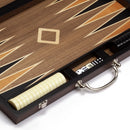 19" X Design Wooden Inlay Backgammon Board Game Set