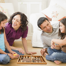 11" Focus Style Magnetic Wooden Inlay Backgammon Board Game Set