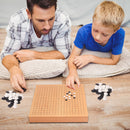 12" Wooden Go Board Game Set
