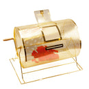 Large Brass Raffle Ticket Drum - Holds 10,000 Raffle Tickets