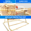 X-Large Brass Raffle Ticket Drum - Holds 15,000 Raffle Tickets