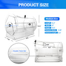 Medium Acrylic Ticket Raffle Drum - Holds 5,000 Tickets