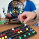 GSE Deluxe Bingo Game Set with Metal Cage, Masterboard & Balls, 50 Bingo Game Cards & 300 Chips for Game Night