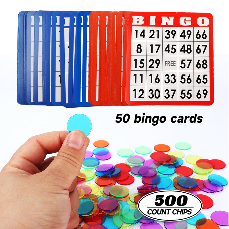 Deluxe Bingo Game Set with Bingo Cage and Master Board, Bingo Balls, Bingo Chips, Bingo Cards