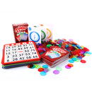 Bingo Game Set with 50/100 Bingo Cards, 500/1000 Bingo Chips & Deck Bingo Calling Cards