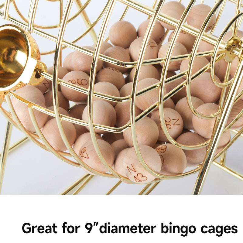 7/8-Inch Solid Wooden Replacement Bingo Balls for 9" Diameter Bingo Cage, Bingo Nights, Prize Raffles