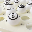1.5" White Ping Pong Size Replacement Bingo Balls ( Single Side Printed)