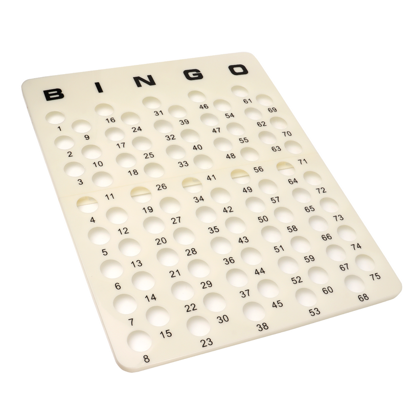 Bingo Game Master Board Bingo Calling Board Family Game for 1.5" Pingpong Bingo Balls