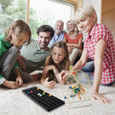 Bingo Game Master Board and Plastic Bingo Balls with Easy-Read Window