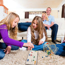 Bingo Game Master Board and Plastic Bingo Balls with Easy-Read Window