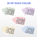 100-Pack Jumbo Easy Read Bingo Game Cards with Large Printed Numbers