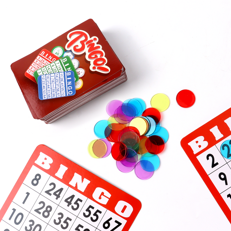 Bingo Calling Cards, Plastic Coated Bingo Playing Deck of Cards  (75 Number B1-O75)