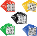 Multi-Color Bingo Cards, Bingo Sheets with Four Colors (50-Pack) - Three-Wins Imports, LLC