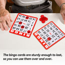 Multi-Color Bingo Cards, Bingo Sheets with Four Colors (50-Pack) - Three-Wins Imports, LLC