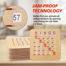 Easy-Read Large Print Shutter Bingo Cards with Sliding Windows