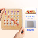 Easy-Read Large Print Shutter Bingo Cards with Sliding Windows