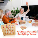 Easy-Read Large Print Shutter Bingo Cards with Sliding Windows