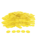 500 Pieces 3/4-inch Plastic Transparent Bingo Chips (7 Colors) - Three-Wins Imports, LLC