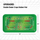 70" x 35" Double Dealer Craps Tabletop Layout Mat