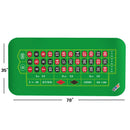 70" x 35" Casino Roulette Tabletop Layout Mat