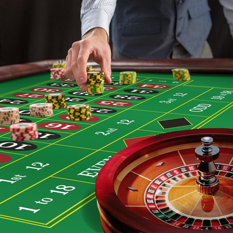 70" x 35" Casino Roulette Tabletop Layout Mat