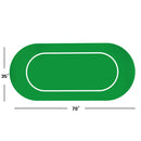 70" x 35" Casino Card Game Tabletop Layout Mat