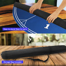 47" x 47" Blue Round Texas Hold'em Rubber Mat