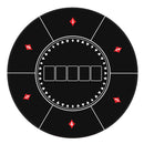 35" x 35" Round Texas Hold'em Rubber Mat