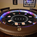 35" x 35" Round Texas Hold'em Rubber Mat