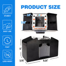 1-4 Deck Casino Automatic AC/DC-Power & Battery-Operated Card Shuffler