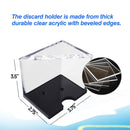 2/4/6/8 Deck Casino Grade Acrylic Discard Holder Trays for Blackjack